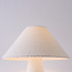 Linnen tafellamp Tisch - wit