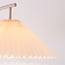 Booglamp Tatsu met geplooide stoffen kap - beige