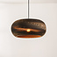 Hanglamp Kaja van karton - zwart