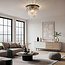 Luxe plafondlamp met helder glas - Royce