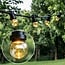 Warm witte lampen, LEDs in bodem, dimbaar, Ø45 mm - 2 watt