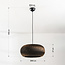 Hanglamp Kaja van karton - zwart