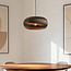 Hanglamp Kaja van karton - zwart