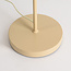 3-lichts vloerlamp Jesse met melkwit glas - beige