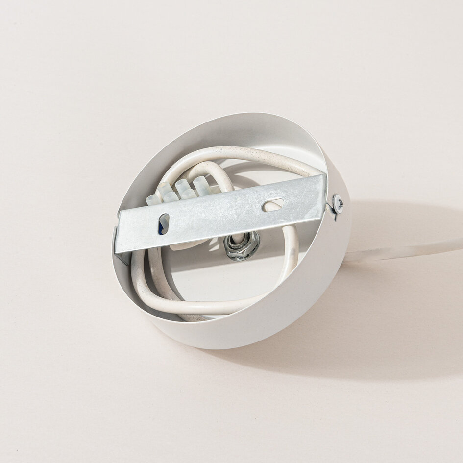 Hanglamp Floka met zachte witte veren