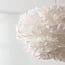 Hanglamp Floka met zachte witte veren