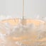 Hanglamp Floka met zachte witte veren