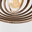 Houten hanglamp Lysa in warm walnoot