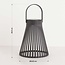 Design solar tafellamp Rayor - grijsbruin met geïntegreerde LED