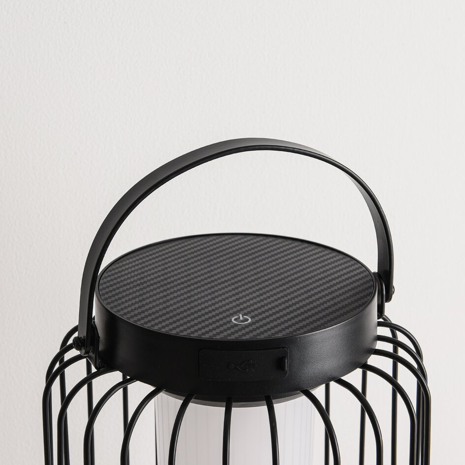 Solar lantaarn Luxon - zwart