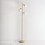 3-lichts vloerlamp Jesse met melkwit glas - beige