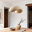 Wabi Sabi hanglamp Kawa met zandbeige steeneffect - 60 x 55 cm