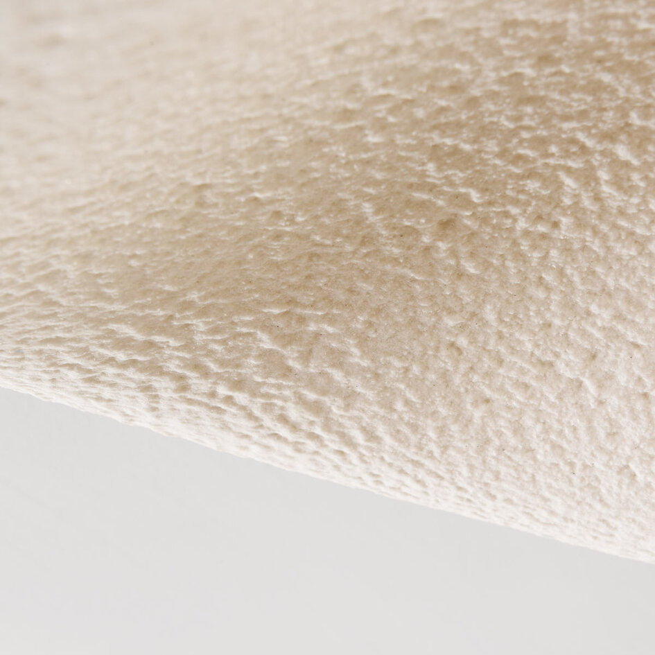 Wabi Sabi plafondlamp Kawa met wit steeneffect - 60 cm