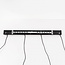 Moderne hanglamp Astra met smoke glas en touw accenten - 4-lichts