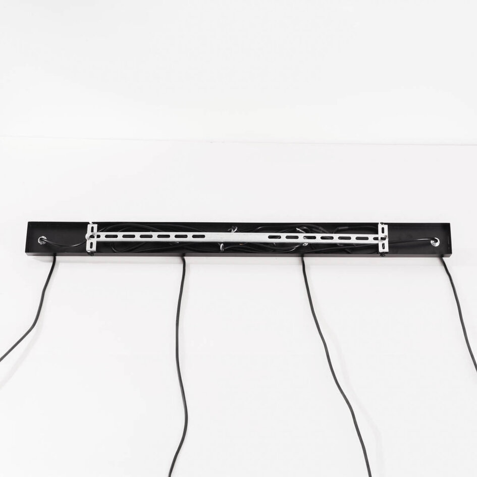 Moderne hanglamp Astra met smoke glas en touw accenten - 4-lichts