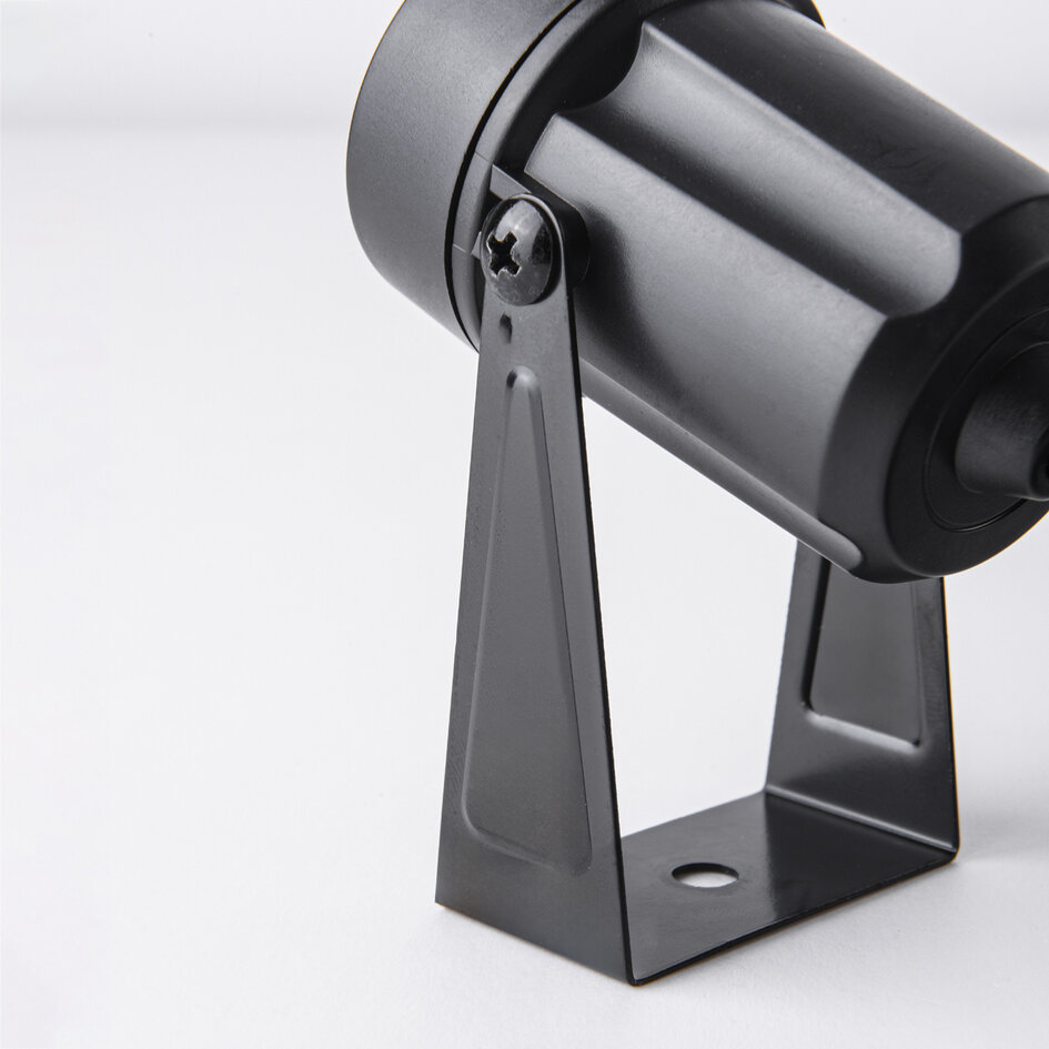 Set van 8 kantelbare tuinspots met afstandsbediening - zwart met dimbare LEDs