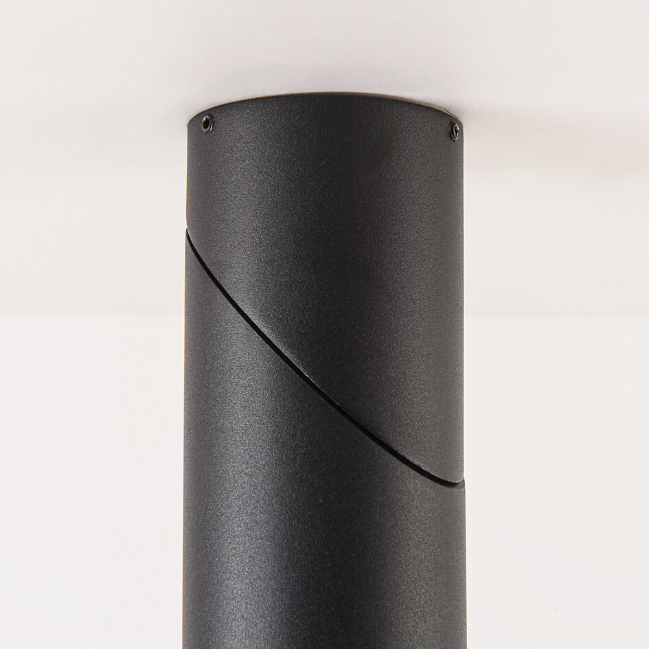 Richtbare opbouwspot Minar – zwart Ø6 cm