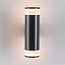 Moderne 2-lichts up & down buitenlamp Disari – donkergrijs