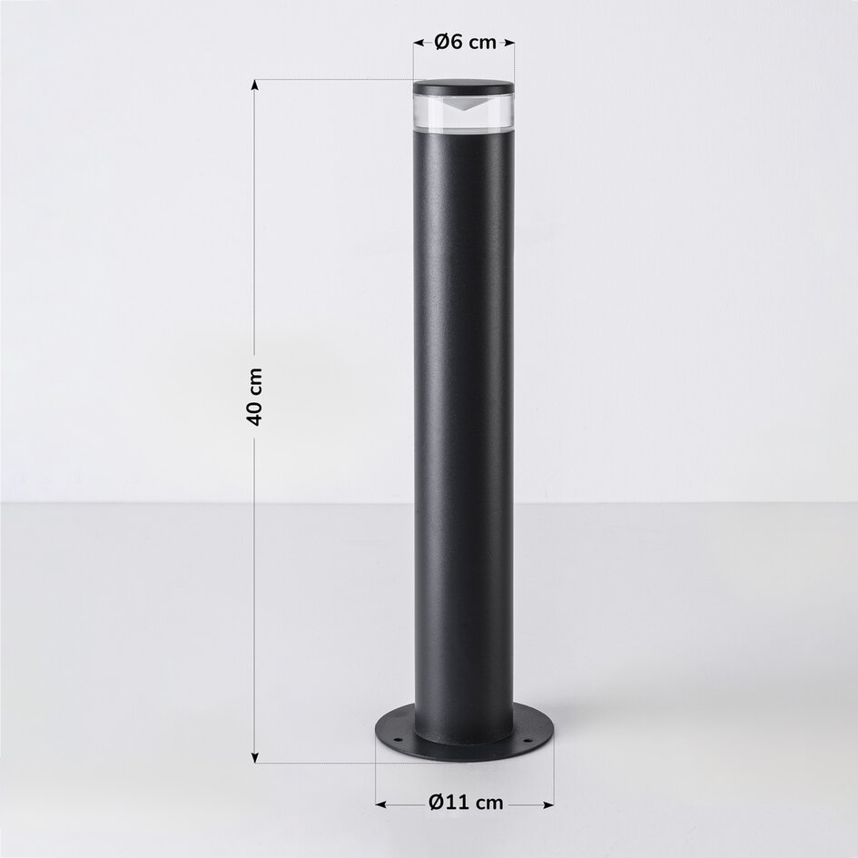 Moderne staande buitenlamp Venku - antraciet