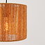 Booglamp Reed met gevlochten papieren kap - grijs