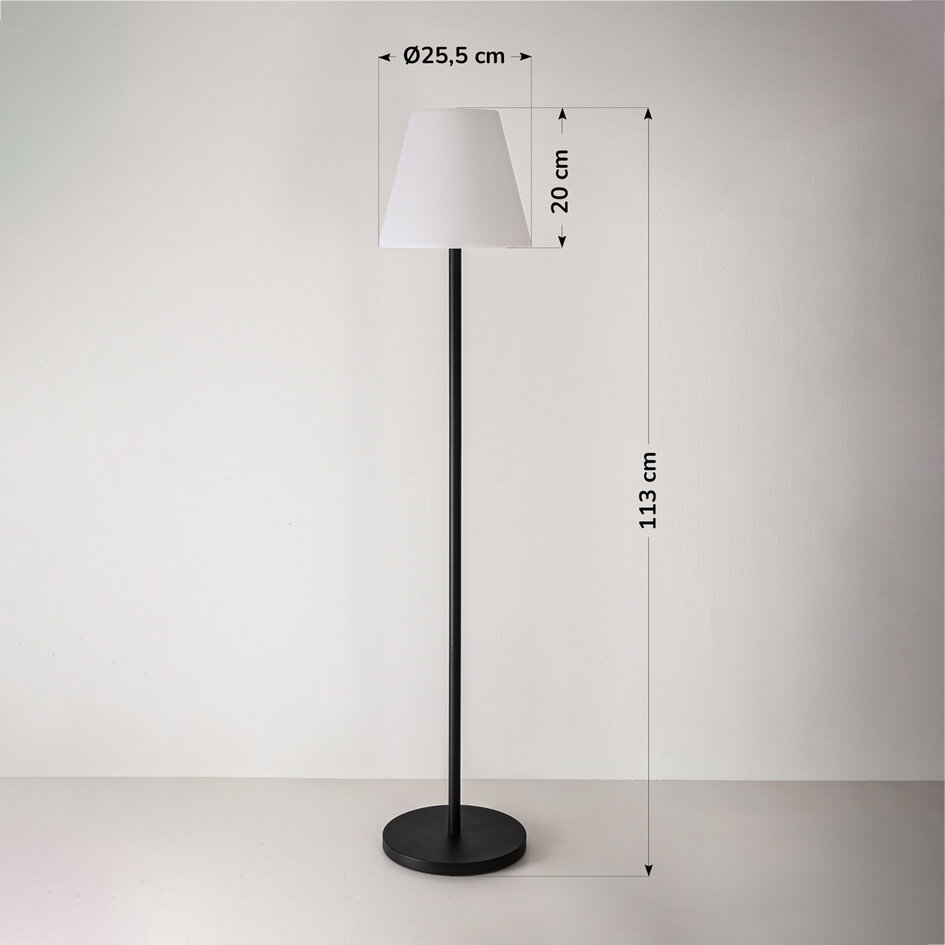 Solar staande buitenlamp Verdi - 113 cm
