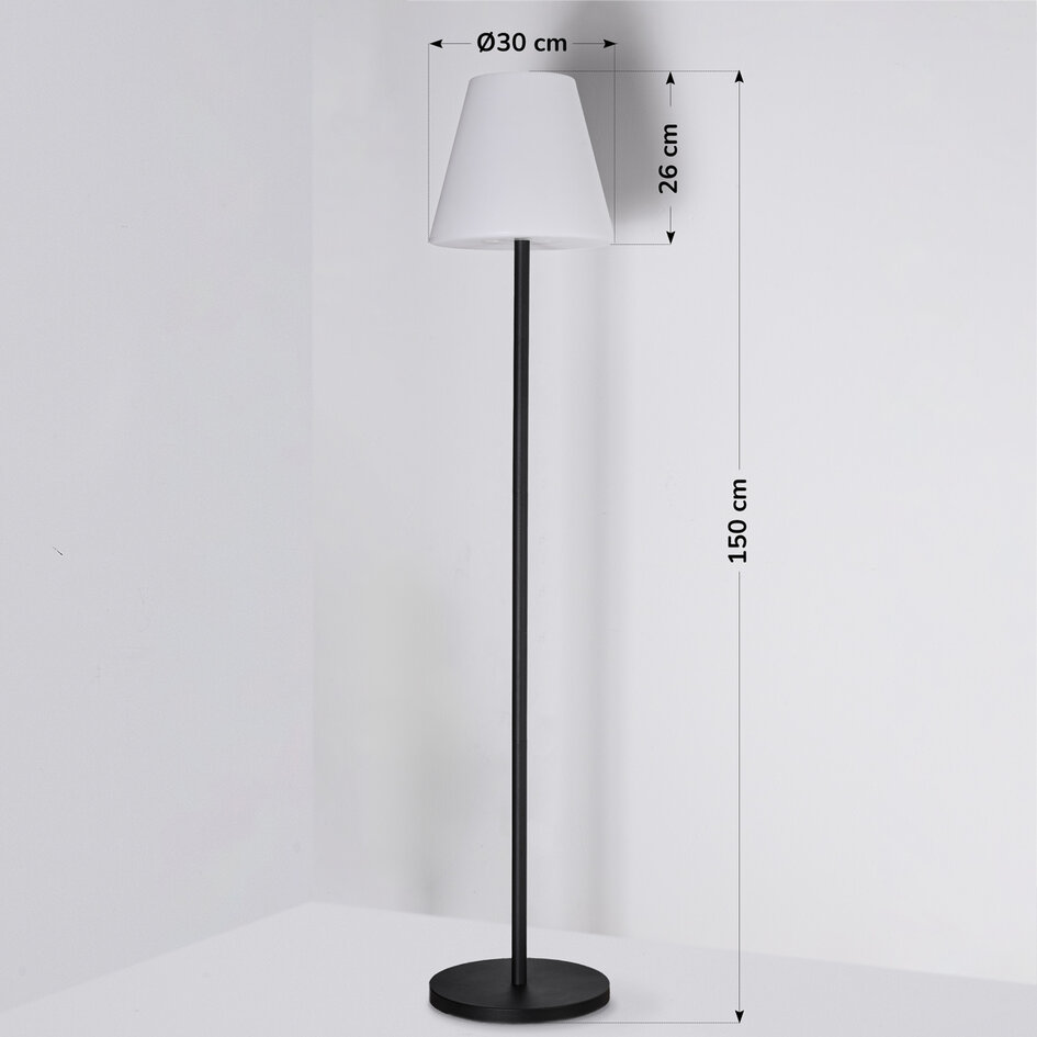 Solar staande buitenlamp Verdi - 150 cm