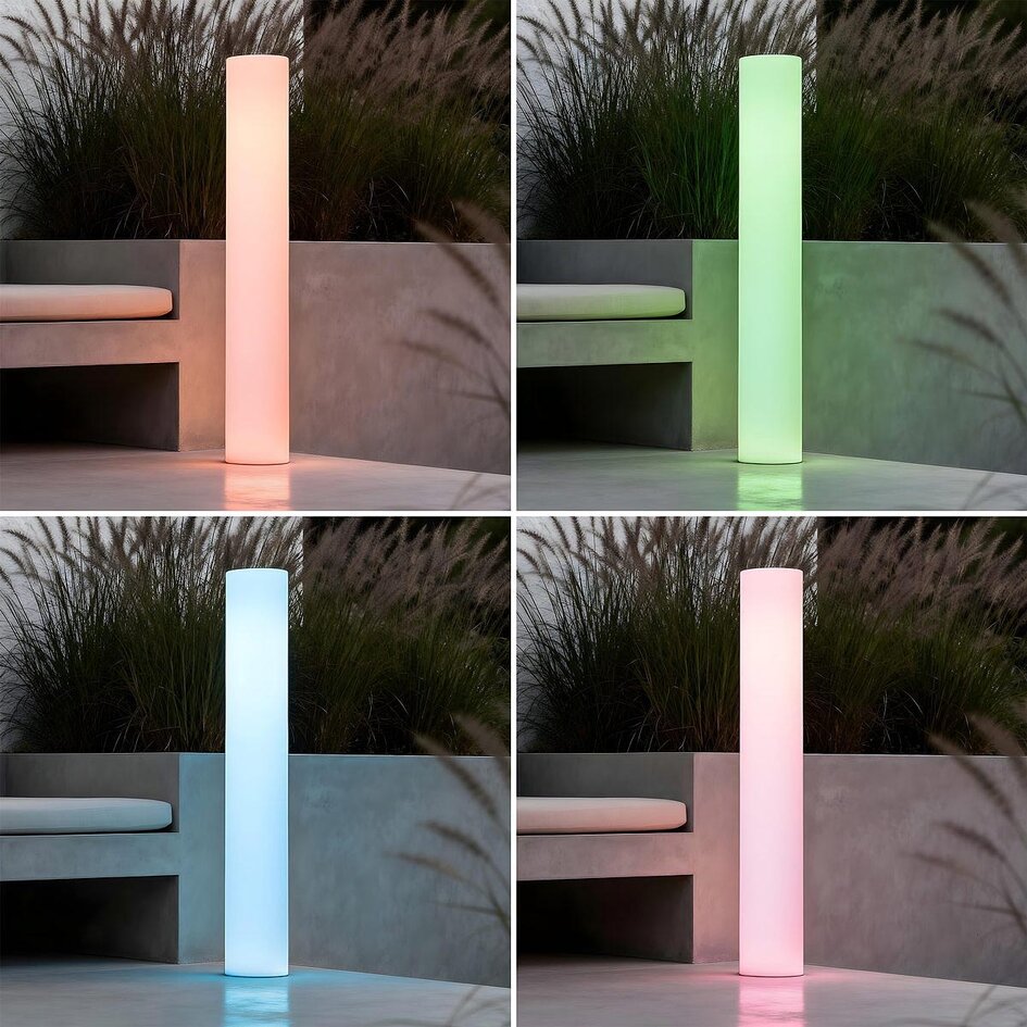 Solar staande lamp Veris met instelbare kleuren - 100 cm