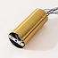 Design hanglamp Noqta met 3 lichtstaven in goud messing – triac dimbaar
