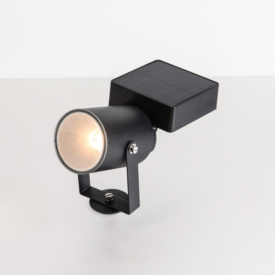 Solar tuinspot Rivo met grondpin - zwart