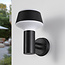 Industriële buitenwandlamp Magnus - zwart