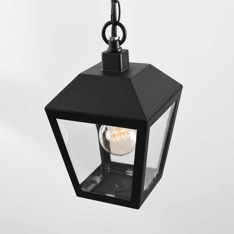 Landelijke hanglamp buiten zwart - Joy