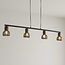 Industriële hanglamp Xavier in zwart
