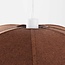 Hanglamp Vea met organische linnen kap in warm bruin