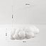 Hanglamp Kumo wolkvorm groot - wit