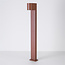 Staande buitenlamp Simone - 70 cm roestbruin