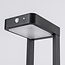 Solar staande buitenlamp Pelle met sensor - zwart met geïntegreerde LED