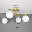 Elegante plafondlamp, 4-lichts goud - Nymo