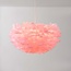 Design hanglamp Pluma in zacht roze met veren