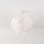 Elegante plafondlamp Roselle met witte veren