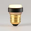 E27 LED lamp Pico 3-staps dimbaar zwarte ring 3,5 watt, 35 mm
