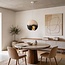 Wabi Sabi design hanglamp Crate - zandbeige en zwart