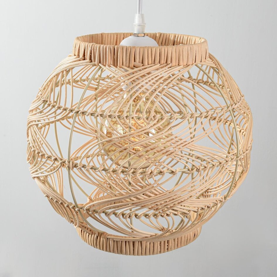 Hanglamp Cosma - natuurlijk rotan
