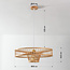 Design hanglamp Solara - open bamboe ontwerp