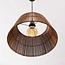 Hanglamp Tami in warm brons met bamboe kap