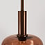 Vloerlamp Piedi met bruin ombre-glas