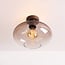 Plafondlamp Veda - bruin ombre-glas