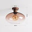 Plafondlamp Veda - bruin ombre-glas