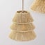Boho hanglamp Tula - naturel kappen van geweven touw