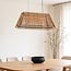 3-staps dimbare hanglamp Selara - gevlochten kap in naturel