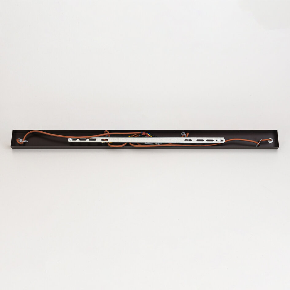 4-lichts hanglamp Mavero - cement en hout